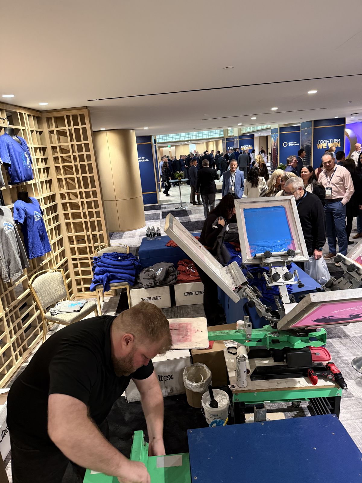 Live event printing at a St. Louis brand activations & pop-ups event